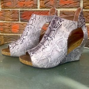 Snakeskin heels